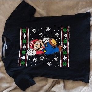 Super Mario Bros Christmas shirt